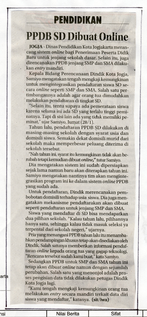 Kliping jogja terbaru